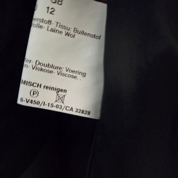 Cinziaerre Rodel SPA Long Line Coat Luxury Italian Wool Coat Women’s US8 Black - Picture 7 of 12